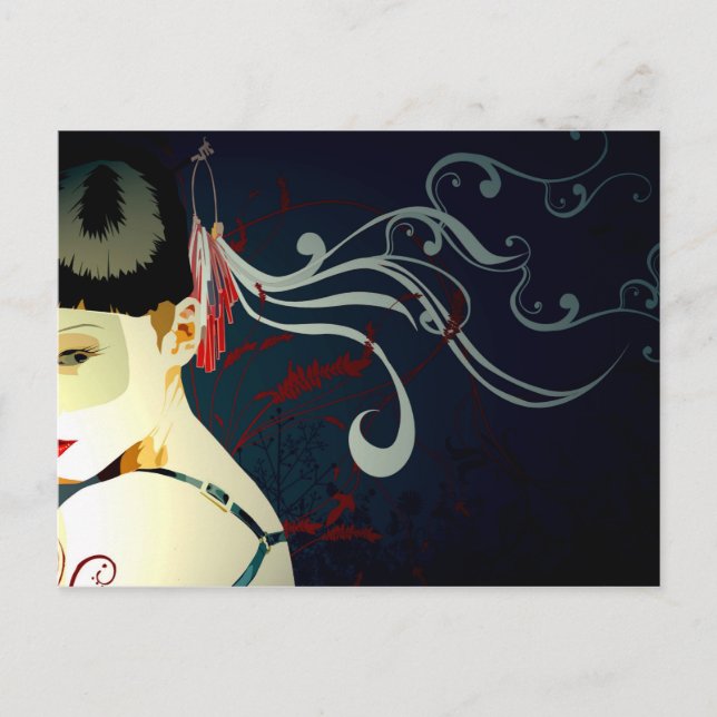 Julzips - Mascarada Postcard (Front)