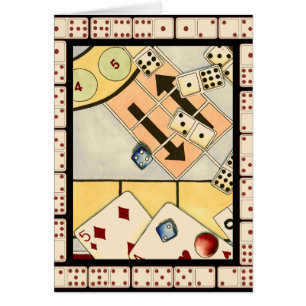 Jumbled Assortment of Games of Chance Cards
