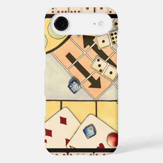 Jumbled Assortment of Games of Chance Case-Mate iPhone Case (Back)