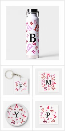 Jumbled Letters - Red