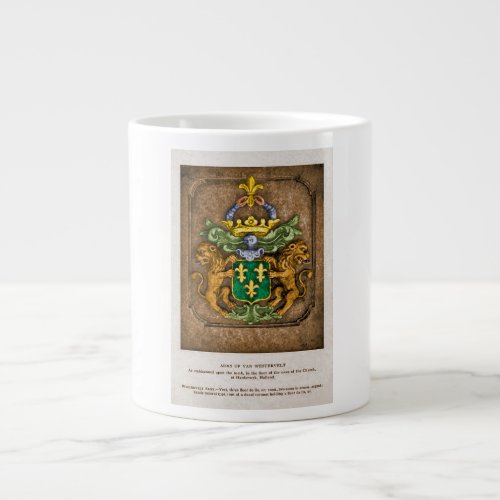 Jumbo 20 oz Mug Westerfield Family Coat Of Arms