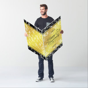 Jumbo 21st Brass Wedding Anniversary Celebration Card