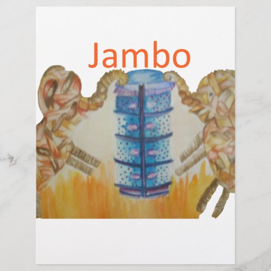 Jumbo Baby Kids Jambo African Elephant Design (Front)