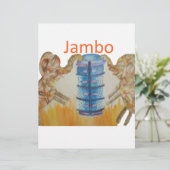 Jumbo Baby Kids Jambo African Elephant Design (Standing Front)