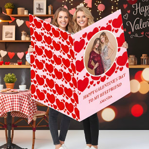 Jumbo Best Friend Galentine’s Day Photo Card