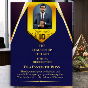 jumbo Boss 10 Years Work Anniversary Magazine Card