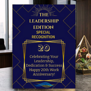 Jumbo Boss 20th Work Anniversary Magazine Card