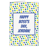 Jumbo Boss's Day Card from team