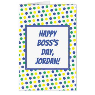 Jumbo Boss's Day Card from team