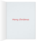 Jumbo Christmas Zoo Babies Rhino Christmas Card (Inside (Right))