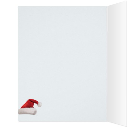 Jumbo Christmas Zoo Babies Rhino Christmas Card (Inside (Left))