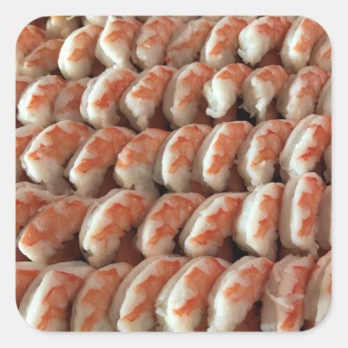 Jumbo Cocktail Shrimp Seafood Stickers