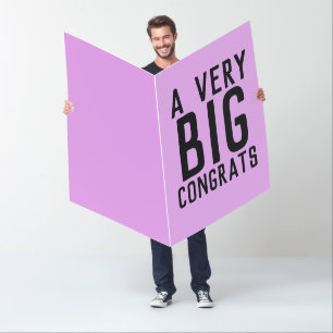 JUMBO CONGRATULATIONS WEDDING BIGGEST  CARD