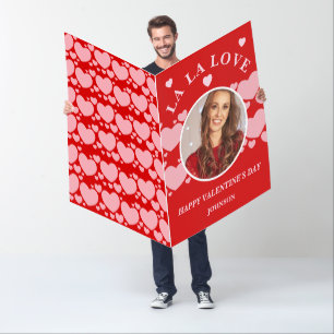 Jumbo Girlfriend to Boyfriend Valentine Photo Card