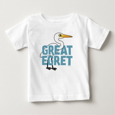 Jumbo Great Egret Baby T-Shirt