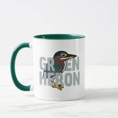 Jumbo Green Heron Mug