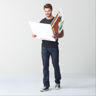 Jumbo Greeting Cards: Giant Christmas Snowman Card