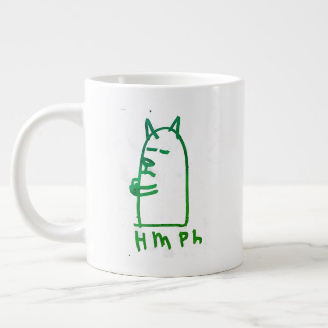 Jumbo hmph mug in green (Left)