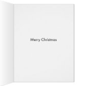Jumbo Holiday Animal Selfie Christmas Card (Inside (Right))