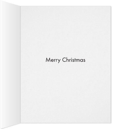 Jumbo Holiday Animal Selfie Christmas Card (Inside (Right))