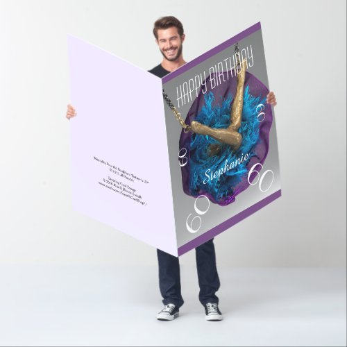 JUMBO HUGE Large Big, Name, Bottom's UP Birthday 