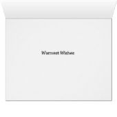 Jumbo Invite Frosty Christmas Card (Inside Horizontal (Bottom))