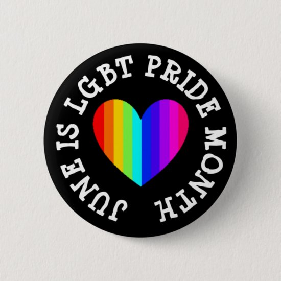 Jumbo June is LGBT Pride Month Button