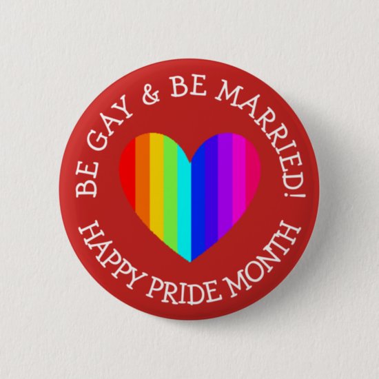 Jumbo June is LGBT Pride Month Button