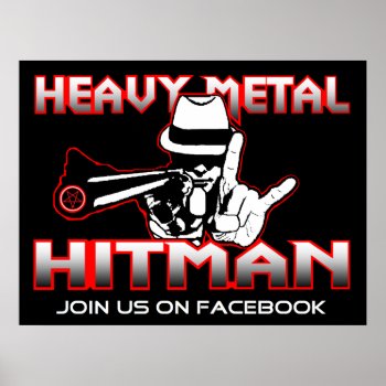 Jumbo Metal Poster by HeavyMetalHitman at Zazzle
