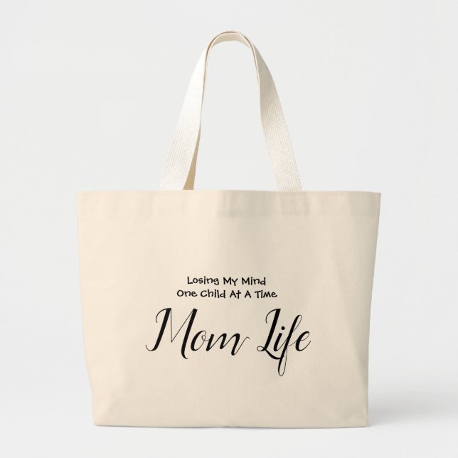 Jumbo Mom Life Tote (Front)
