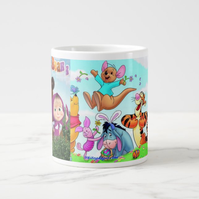 Jumbo Mug favorite coloring mugs cartoon drawing  (Front)
