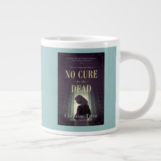 Jumbo Mug, No Cure for the Dead, Aqua Large Coffee Mug