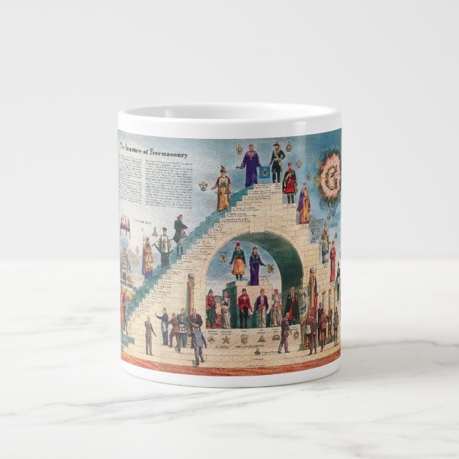 Jumbo Mug - The Structure of Freemasonry (Front)