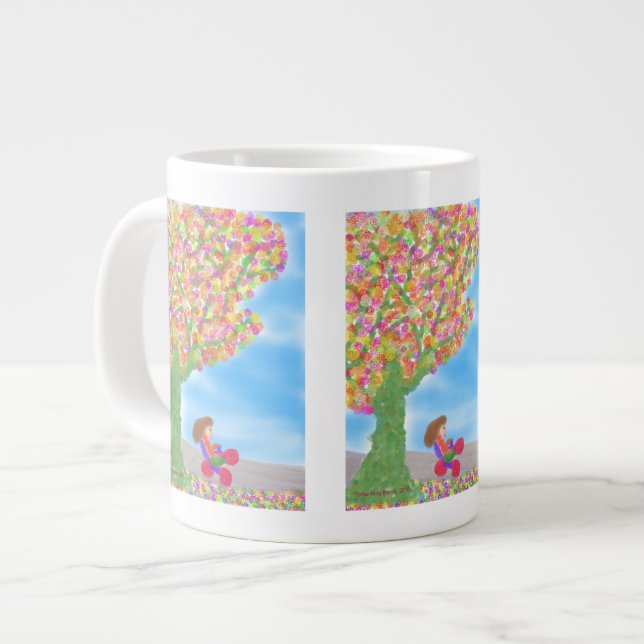 Jumbo Mug Tricycle Under a Magical Tree (Front Left)