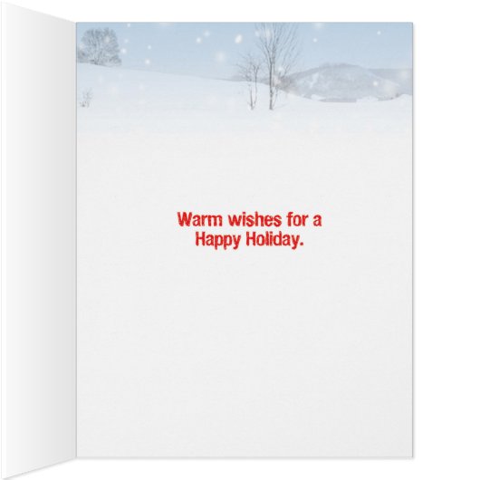 Jumbo My Paws Are Frozen Christmas Card (Inside (Right))