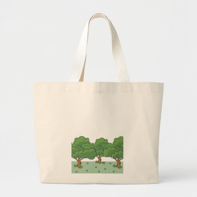 Jumbo Natural Tote Bag New Design (Front)