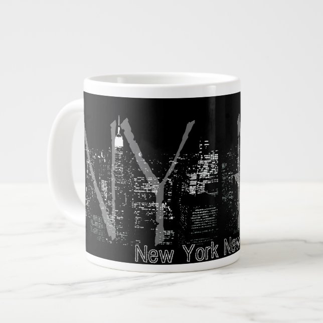 Jumbo New York Coffee Mug NYC Personalized Cup (Front Left)