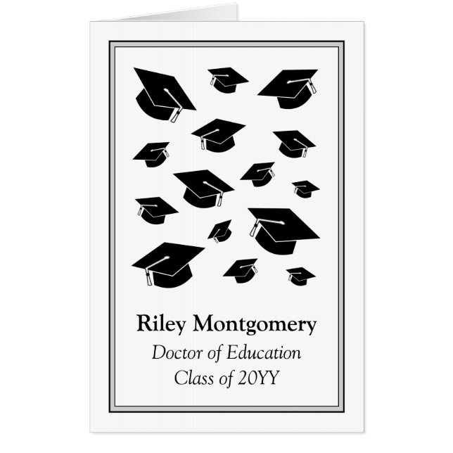 Jumbo Personalized Graduation Card from group (Front)