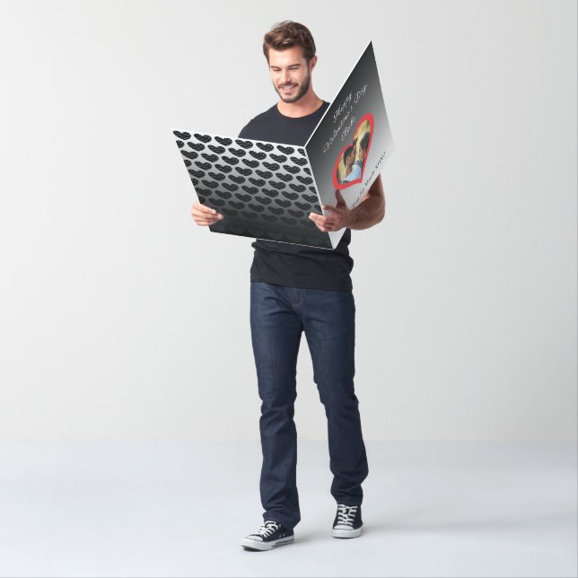 Jumbo Personalized Photo Valentines Day  Card (In Situ)