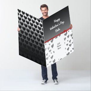 Jumbo Personalized Photo Valentines Day "Card Card