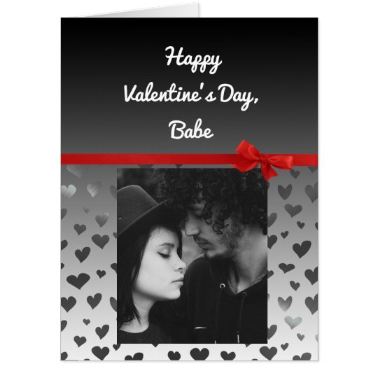 Jumbo Personalized Photo Valentines Day "Card Card ...