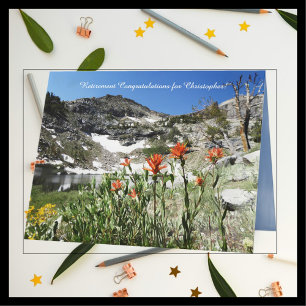 JUMBO Personalized Retirement Congratulations Card