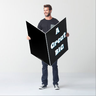 Jumbo Personalized Thank You Card