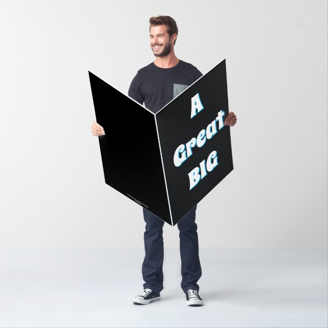 Jumbo Personalized Thank You Card (In Situ)