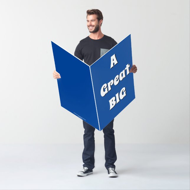 Jumbo Personalized Thank You Card (In Situ)