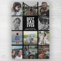 Jumbo Photo Collage Father's Day BEST DAD EVER Jigsaw Puzzle