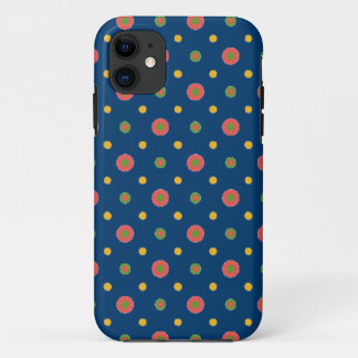 Jumbo Polka Dots Navy Blue iPhone 5/5s Xtreme Case