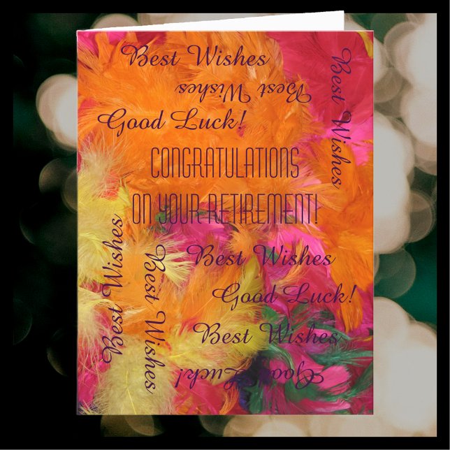 JUMBO Retirement Congratulations from All of Us Card (Creator Uploaded)