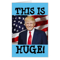 JUMBO RETIREMENT GREETING CARD DONALD TRUMP FUNNY