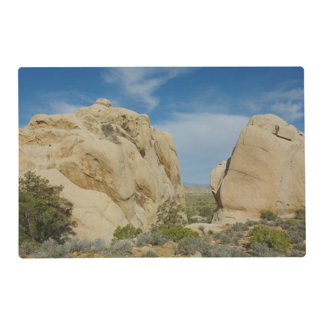 Jumbo Rocks at Joshua Tree National Park Placemat (Front)